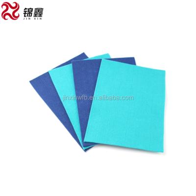 China Sustainable 2mm Blue Color Needle Punched Polyester Felt for sale