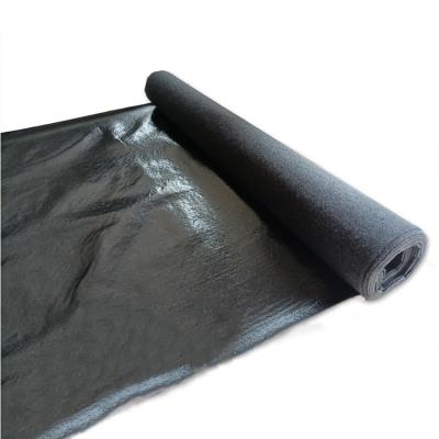 China Stain Resistant High Speed ​​Train Polyester Felt Mat Platform To Carpet Anti-Slip Polyester Nonwoven Lamination With Adhesive Back PE Film for sale