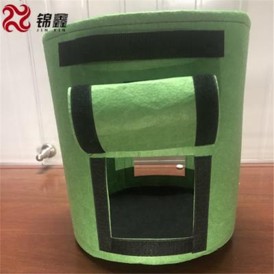 China Sustainable Wholesale Smart Pot Grow Double Doors Plant Felt Growing Bags for sale