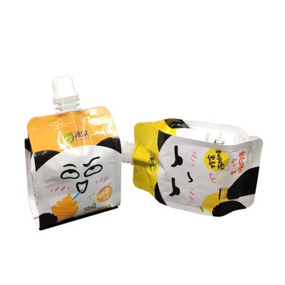 China Recyclable Custom Milk Storage Bag Packaging And Milk Packet Drink Pouch With Spout for sale