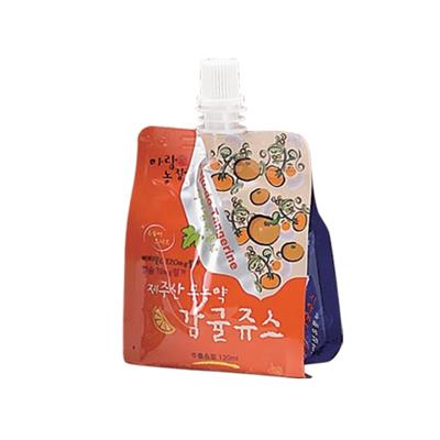 China Spout Pouch PE Recyclable Plastic Packaging Juice Drink Side-Gusset Bag for sale