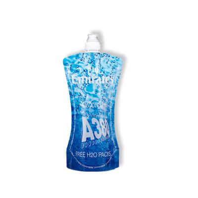 China New Recyclable Portable Foldable Spout Free Pouch Plastic Drinking Water Bags for sale