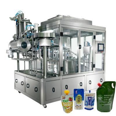 China Hot sale food bagged liquid laundry doypack packaging automatic filling and capping machine for sale