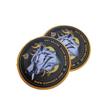 China High Quality Waterproof Self Adhesive Label Sticker Printing Round Logo Stickers Die Cut Stickers for sale