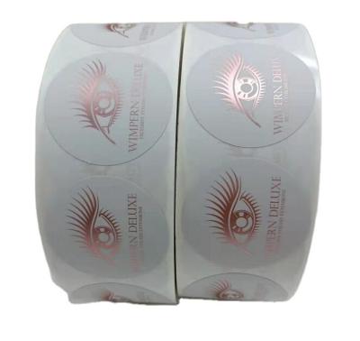 China Waterproof Roll Stickers Hologram Stickers with Metallic Rose Gold Foil Stickers for Cover for sale