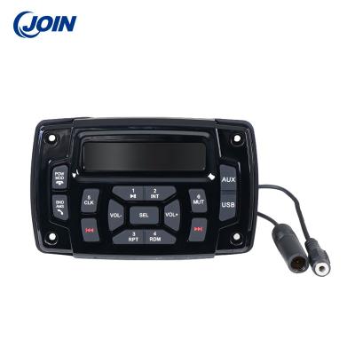 China Waterproof Golf Cart Stereo Kit Black Electric Golf Car Radio ODM for sale