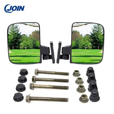 China Normal High Impact Plastic Black Golf Rear View Mirrors Easy Installed zu verkaufen