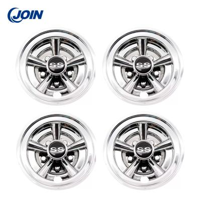 China 8“ SS de Wielen en de Bandenhubkappen Elektrisch Chrome Met fouten van de Golfkar Te koop