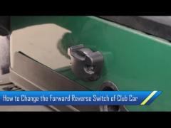 How to change the selector switch for a golf car?