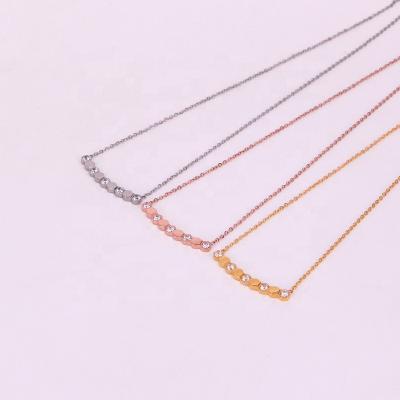 China FASHIONABLE 18K Rose Gold Plated Necklace 925 Grain Gold Honeycomb Cutout Necklace Silver Pendant for sale