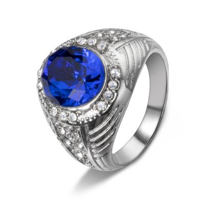 China CLASSIC Blue Rhinestone Ring CLASSIC Ring Shape Gem Diamond Wedding Clear Design 18K DHL Clear White Women Jewelry for sale