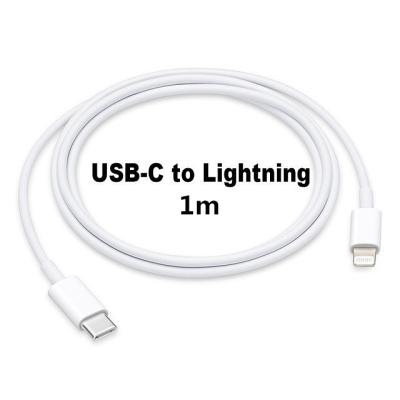 China IOS System Factory Mfi Certified 1 Meter PVC 3FT Usb C To Light Up Charging Data Cable For Iphone 13 for sale