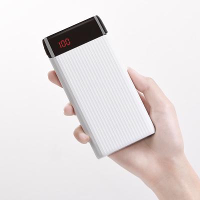 China Support 2021 Custom 20000mAh Fast Power Bank With LCD Digital Display Power Bank For Camping for sale