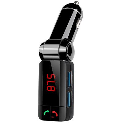 China Mobile Phone Car Hands Free FM Transmitter With LED Display MP3 Player For Technolap For Mobile Phone Car Charger for sale