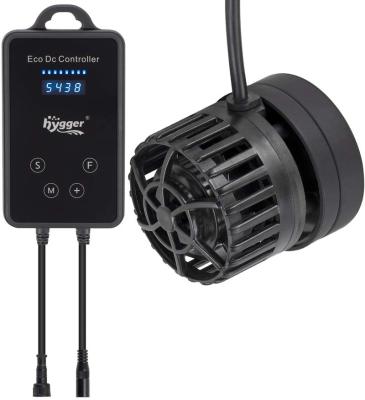 China Mini Magnetic Wavemaker DC Power Viable Head with LED Display Controller for Saltwater Tank, 1600 GPH Aquarium Water Circulation Pump for sale