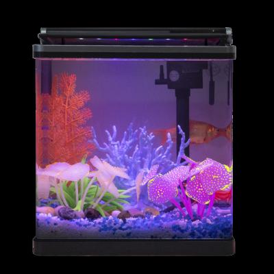 China Sustainable Hygger 4 Gallon Fish Tank Starter Kits Aquariums Aquarium Cabinet for sale