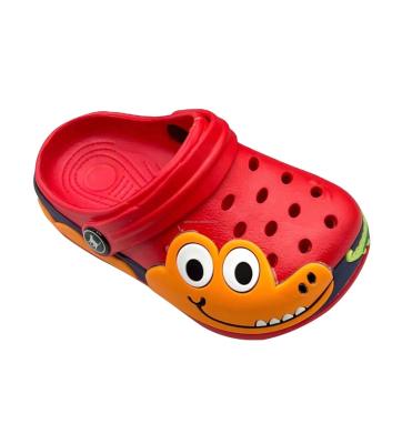 China Light Best sales Factory Price OEM custom logo lovely cartoon animal anti-slip soft infant kids children's EVA garden clogs shoes for sale