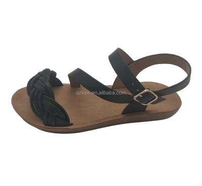 China Light Weight Factory price Low MOQ OEM Customized design Flat thin Platform non-slip sole Ladies womens Sandals Shoes for sale