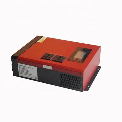 China 1500W 24V Simulated Sinewave 40A MPPT Solar Power Inverter Home Energy Solar System Converter w/ LCD Display 282*221*73mm for sale