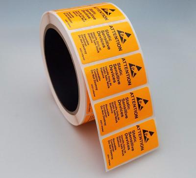 China Waterproof Custom Printing Tamper Evident Visible Labels Destructible Stickers for sale