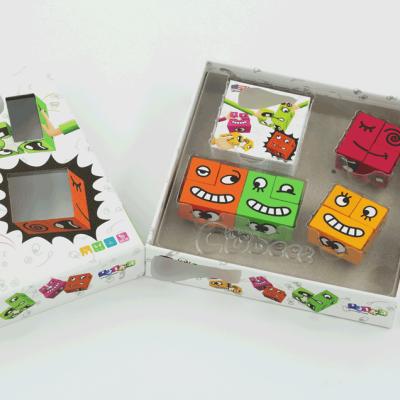 China OEM Custom Wooden Blocks And Paper Board Game Set For Kids for sale