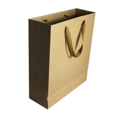 China Recyclable Get $1000 Custom Shopping Brown Kraft Recycled Paper Bag for sale