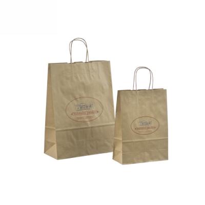 China Recyclable Premium Grade Custom Paper 125gsm Kraft Bag For Shopping Bags for sale