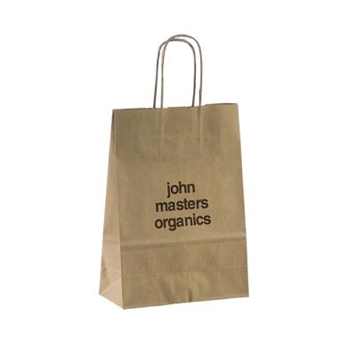 China Customized Recyclable Top Grade Printed Wrapping Brown Kraft Paper Bags for sale