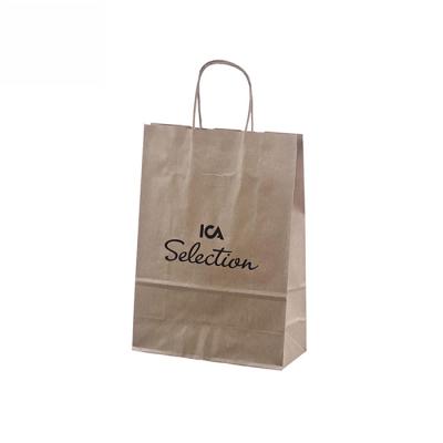 China Best Quality Recyclable Printing Cheap Offer Kraft Paper Shopping Bag for sale