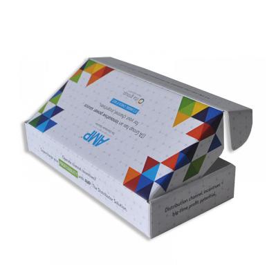 China Best Price Custom Logo Printing Materials Recycled Color Corrugated Paper Box for sale