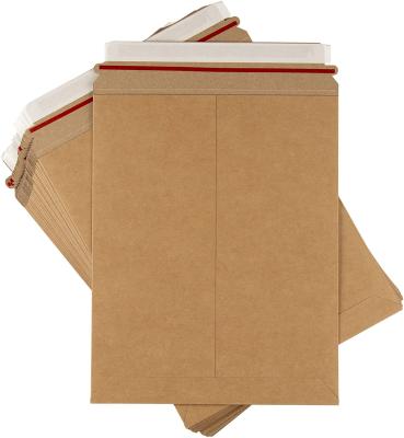 China Adhesive Environmentally Friendly Brown Paper Network Network Express Packaging Envelope Bag for sale