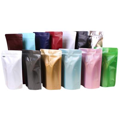 China One Pound Coffee Bag 1lb Exhaust Valve Moisture Proof Food Grade One Way Back Up Coffee Bag Aluminum Foil Self-contained Ziplocking Bag for sale