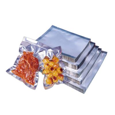 China Moisture Proof In One Side Clear Aluminum Foil Stock Flat Foil Bag With Easy Tear Notches Food Packaging Bag 9x13cm for sale