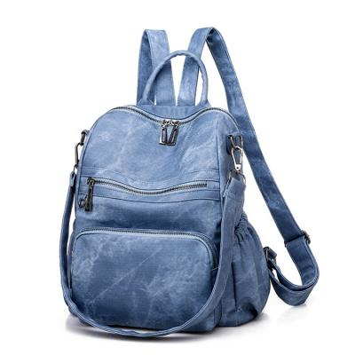 China Multi Compartments 2 in1 Multifunctional Large Capacity Travel Backpack Mum Solid Leather Casual Bags for sale