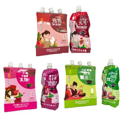 China Manufacturer 2023 Nutritious Healthy Rose Red Bean Original Flavor Jelly Drink Sucking Herbal Guiling Jelly Pudding for sale