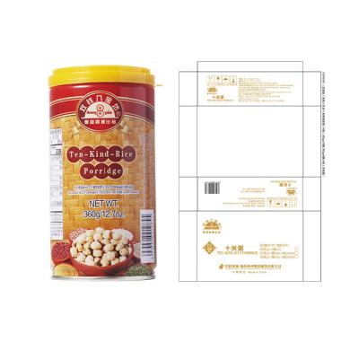 China Cooked 2023 Healthy Snack Double Coins Brand Ten-Kind-Rice 360g Mixed Congeeinstant Breakfast Porridge for sale