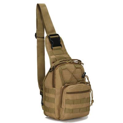 China Eco-Friendly Outdoor Military Tactical Sling Bag Shoulder Backpack EDC Travel Trekking Sports Camping Hiking Hunting 600D Molle Pack for sale