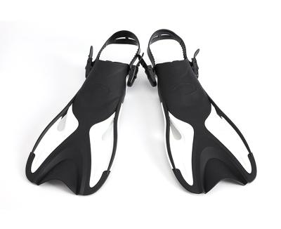 China TPR Swimming Fins for Kids Foot Diving Open Diving Snorkeling Professional Diving Shoes Adjustable Submersible Silicone Fins for sale