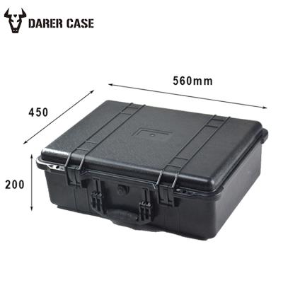 China 560*450*200mm Waterproof Shockproof Dustproof Equipment Crate Drone Plastic Box for sale