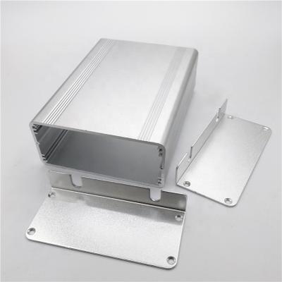 China 88 X 38 Mm Silver Aluminum Extrusion Profile With Sliding Lid For PCB 88*38mm*Random for sale