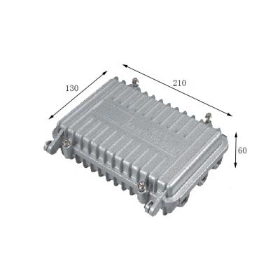 China Outdoor Electronic Equipment 210*130*60mm Outdoor CATV Amplifier Housing With Cable Entry for sale