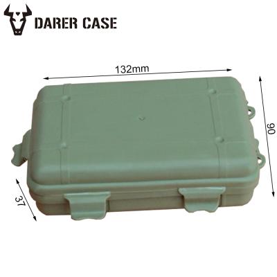 China DBX002 ABS 132*90*38mm Small Plastic Injection Molding Light Boxes / Cases Khaki for sale