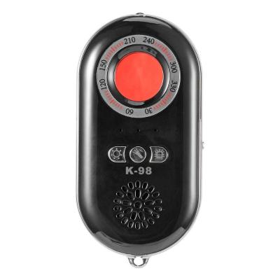 China Small Alarm Anti-Spy Anti Finder RF Signal Detector K98 Camera Phone Bug Spy RF Detector For Travel for sale