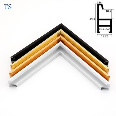 China Manufacturers Decorative Line Drawing Easel Metal Materials Photo Frame Aluminum Alloy Frame Selling Advertising Poster Frame Picture Frame for sale