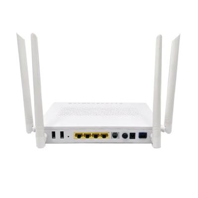 China Strong compatibility FTTH 4 WIFI Dual Band 2.4G&5G 5dBi 4 ftth equipment dual band onu 4GE+2.4G WIFI+5G WIFI +1POTS XPON ONT for sale