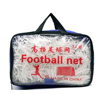 China PE 11 Soccer Players Goal Net High Quality Waterproof White Durable Soccer Net Outdoor Waterproof Net for sale