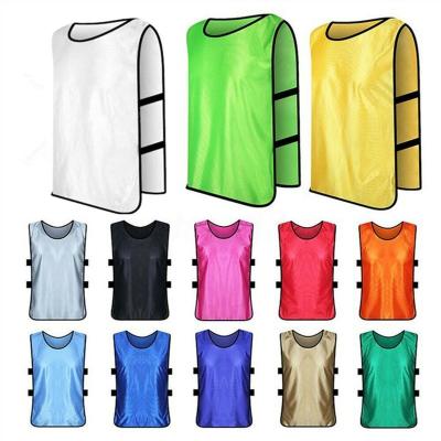 China Adult Reversible Game Bibs Adult Reversible Comfortable Breathable Quick Dry Outdoor Activities Football Training Vest Waist Training Vest for sale