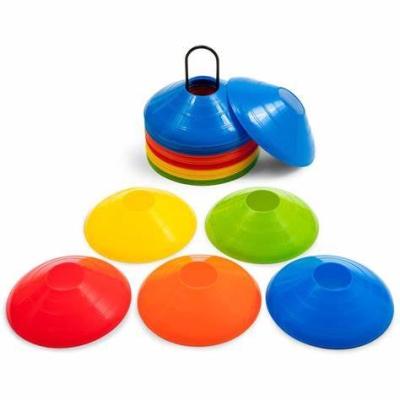 China Wholesale Durable Sports Soccer Disc Cones Agility Cones 50 Packs 5 Colors Field Cone Markers For Soccer Ball Training for sale