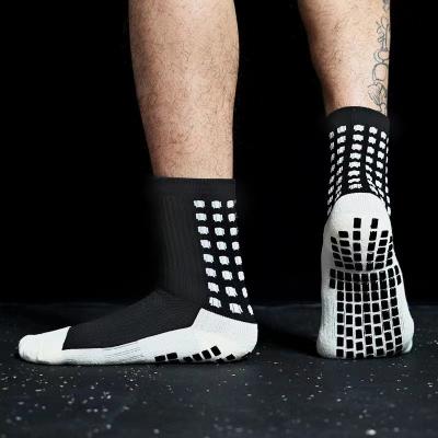 China Breathable High Quality Breathable Multi Color Deep Custom Design Non Slip Mens Soccer Socks Soccer Grip Socks for sale