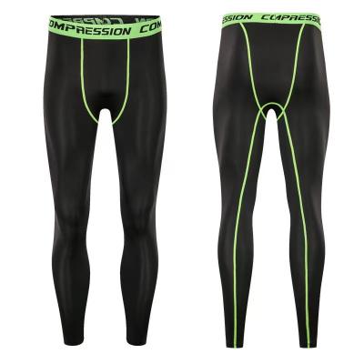 China Factory Direct Men's Tights Breathable Thermal Compression Pants And Sports Quick Dry Sports Running Gaiters for sale